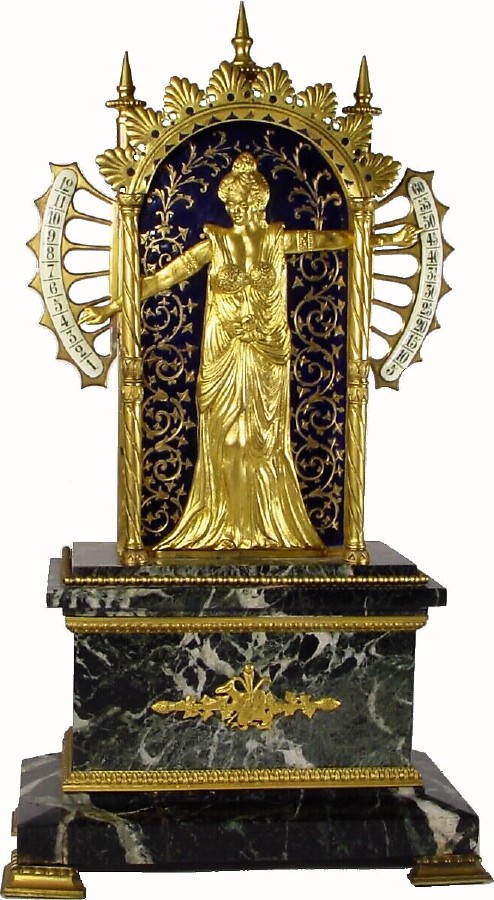 C.1890, French, "Bras en L'Air" Novelty timepiece in very good condition. — Antique Clocks Price Guide