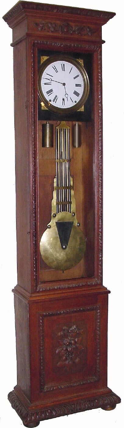 C.1860, French, Grand Sonnerie Tall clock in a provincial oak case, and in very good condition. — Antique Clocks Price Guide