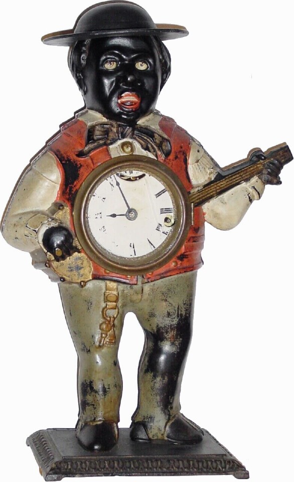 C.1875, SAMBO Blinking Eye clock in very good condition. — Antique Clocks Price Guide