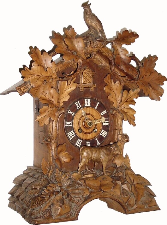 C.1925, German, Large Shelf Cuckoo. — Antique Clocks Price Guide