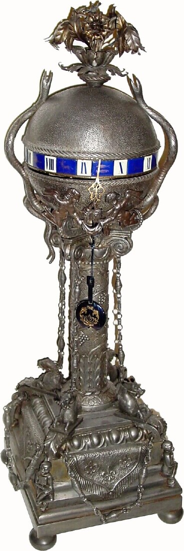 C.1850, French, Annular dial clock, — Antique Clocks Price Guide