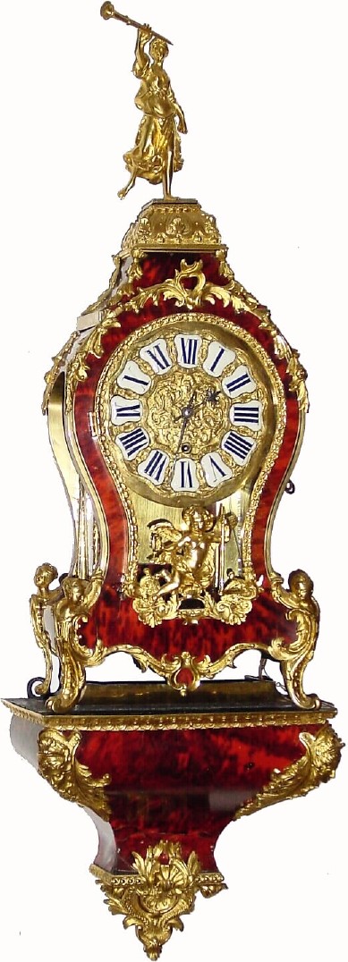 C.1750, French, Louis XV, Boulle clock in very good original condition. — Antique Clocks Price Guide