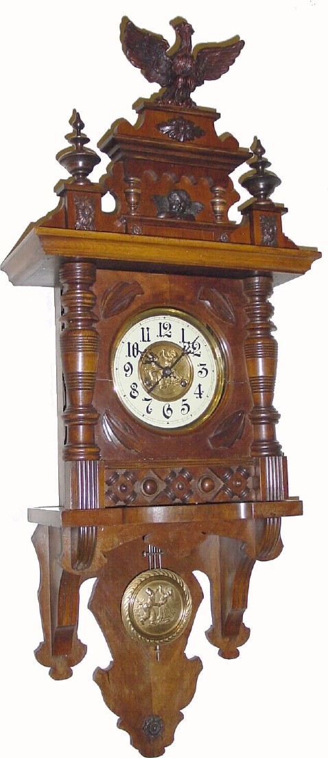 C.1900, German, Berlin Style Free swinger in very good condition. — Antique Clocks Price Guide