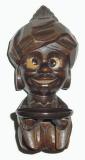 C.1927, German, Oswald Uhrenfabrik, GENIE, rotating eye clock, in excellent original condition, uncommon size. — Antique Clocks Price Guide