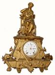 C.1875, Seth Thomas Sons and Co., New York, Pattern No. 8228 "The Flautist", in generally good original condition (except for hands). — Antique Clocks Price Guide