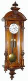 C.1890, German, Gustav Becker, 2-weight Vienna Regulator, in commercially attractive condition. — Antique Clocks Price Guide