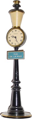 C.1955, Swiss, LeCoultre Rue de la Paix "Street Clock", mini souvenir clock, in excellent original condition. — Antique Clocks Price Guide