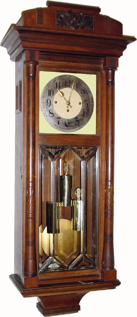C.1920, German, Gustav Becker, unusual 3-weight striking Grand Sonnerie on 8 melodious rods (4 on each side). — Antique Clocks Price Guide
