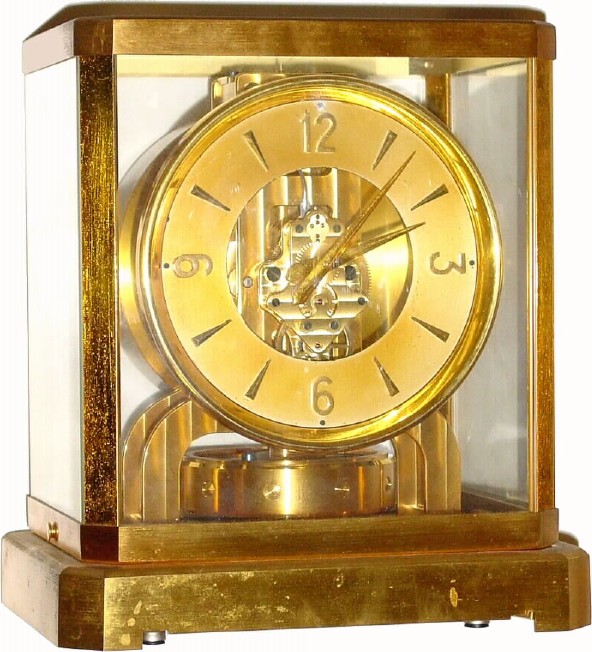 C.1956, Swiss, LeCoultre ATMOS, perpetual, never wind mantel clock, — Antique Clocks Price Guide