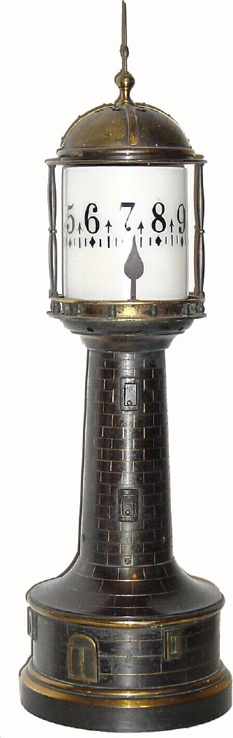 C.1880, French, Lighthouse Night Clock — Antique Clocks Price Guide