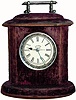 C.1883, Terry Clock Co., Pittsfield, Mass. 30-hour "Plush" alarm clock,