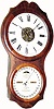 C.1880, Ithaca Clock Co., "No. 4 Hanging Office" rosewood, 30-day double dial calendar clock,