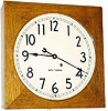 C.1922, Seth Thomas Clock Co., Thomaston, Conn., "Office No. 1" 8-day oak wall timepiece