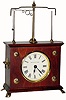 C.1970, German made for The Horolovar Co., Bronxville, NY. Reproduction "Ignatz" flying pendulum clock