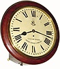 C.1905, English, 8-day chain fusee gallery timepiece.