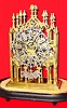 C.1860, English 2-Fusee Skeleton Clock,