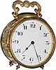 C.1900, French, Ormolu and Brass carriage clock
