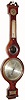 C.1850, English, G. Giaccomelli, mercury wheel barometer.