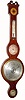 C.1850, E. Gilbert, Belfast, mercury wheel barometer, as-found.