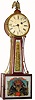 C.1907, Little and Eastman, Boston, Mass., 8-day weight banjo timepiece.