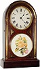 C.1875, Seth Thomas Clock Co., Thomaston, Conn., 8-day time/strike rosewood shelf clock.