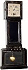 C.1880, Yale Clock Co., New Haven, Conn., "Grandfather" 30-hour timepiece.