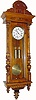 C.1885, German, Gustav Becker, 2-Wt regulator in the Viennese style, with restoration.