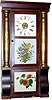 C.1880, Seth Thomas Clock Co., Thomaston, Conn., 8-day column and cornice shelf clock, in fair condition.