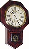 C.1895, Waterbury Clock Co., "Drop Octagon, 10 Inch" 8-day mahogany veneer timepiece, in excellent original condition.