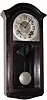 C.1925, William L. Gilbert Clock Co., "Sacramento" 8-day time/strike wall clock, in overall good original condition.