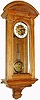 C.1900, German, Kienzle, Oak Cased wall regulator in generally good condition.