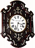 C.1870, French, Picture Frame Clock with Morez iron framed repeating movement