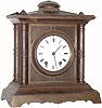 C.1890, Seth Thomas Sons and Co., "Tucker Bronze" 8-day time/strike bronzed iron mantel clock,