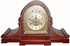 C.1904, Junghans 8-Day Westminster chime tambour clock, in fair to original condition.
