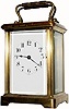 C.1915, French, Brass Cased Carriage timepiece in fair condition,