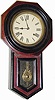 C.1910, Japanese, Seikosha Co, Tokyo Short Drop Octagon School clock in generally good condition.