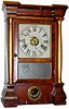 C.1886, Seth Thomas Clock Co., Thomaston, Conn., "Column", 30-hour time/strike and alarm shelf clock, in only fair condition.