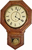 C.1900, E.N. Welch Mfg Co. "Gentry" 8-day Oak regulator timepiece (pressed octagon short drop), in fair to good condition, with restorations.