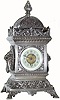 C.1890, French, Miniature Mantel clock in the form of a temple, and in good original condition.