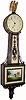 C.1930, Waltham Clock Co., 8-day lever movement banjo,