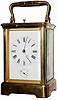 C.1909, French, Brass Cased Carriage Clock