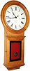 C.1895, Eastman Clock Co., Boston, for Daniel Pratt's Son, Boston, Mass (signed on dial), Pendulum No. 1, 8-day weight wall regulator.