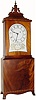 C.1971, Elmer O. Stennes, Weymouth, Mass., "Massachusetts Shelf Clock", in excellent original condition.