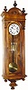 C.1895, Austrian, Large 3-Wt Grand Sonnerie wall regulator in excellent original condition.