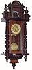 C.1900, German, Bell Ring "Monk" automaton clock in very good original condition.