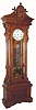C.1885, Wm L. Gilbert, Regulator No. 8, in walnut and in generally good condition.