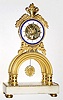 C.1795, French, Directoire, Mantel regulator, in very good condition, except for a damaged porcelain dial in the 3-5 area.