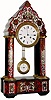 C.1870, French, Inlaid Mantel Regulator,