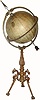 C.1880, Juvet Time Globe, 18", in fair as-found condition, needing repairs.