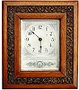 C.1900, Werner Clock Mfg Co., unusual oak picture frame clock in excellent original condition.